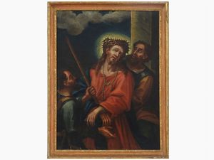 Scuola fiamminga del XVII/XVIII secolo - Cristo deriso