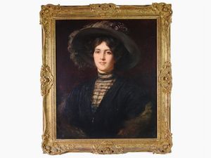 Theodor Blake Wirgman - Ritratto femminile