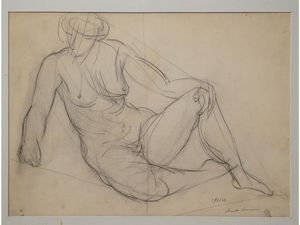Ernesto Treccani - Nudo femminile 1943