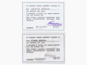 F. BRESCHI  - Asta Fiamma Breschi: La Signora della Formula 1 - Associazione Nazionale - Case d'Asta italiane