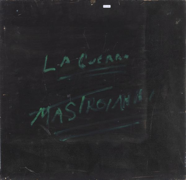 UMBERTO MASTROIANNI<br>Fontana Liri, 1910 - Marino, 1998 : La guerra  - Asta Arte Moderna e Contemporanea - Associazione Nazionale - Case d'Asta italiane