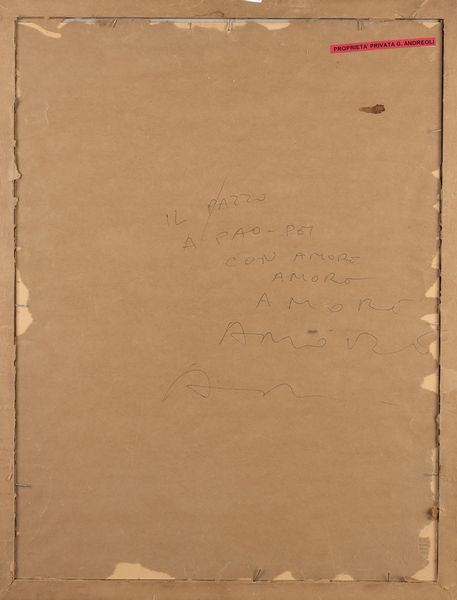 Jim Dine<br>Cincinnati, 1935 : Dorian Gray at Opium Den  - Asta Arte Moderna e Contemporanea - Associazione Nazionale - Case d'Asta italiane