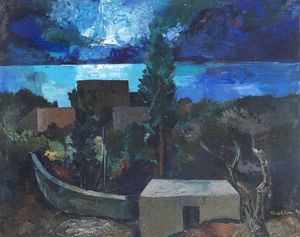 ALDO TURCHIARO<br>Celico, 1929 : Paesaggio, 1996  - Asta Arte Moderna e Contemporanea - Associazione Nazionale - Case d'Asta italiane