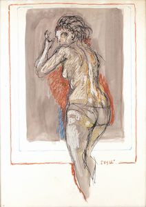 ALBERTO SUGHI<br>Cesena, 1928 - Bologna, 2012 - Nudo di donna