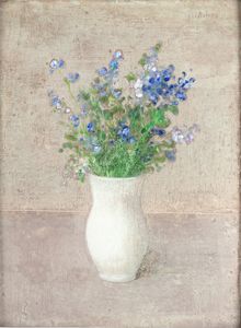 ANTONIO BUENO<br>Berlino, 1918 - Fiesole, 1984 - Vaso di fiori