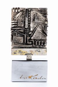 ARNALDO POMODORO<br>Morciano di Romagna, 1926 : Stele, Anni 70  - Asta Arte Moderna e Contemporanea - Associazione Nazionale - Case d'Asta italiane