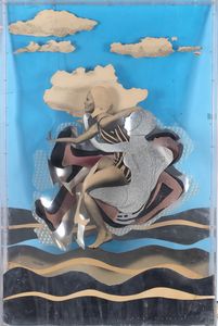 Larry Rivers<br>Bronx, 1923 - New York, 2002 : The Swimmer, 1969  - Asta Arte Moderna e Contemporanea - Associazione Nazionale - Case d'Asta italiane