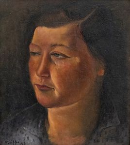 MARIO MAFAI<br>Roma, 1902 - 1965 - Ritratto di Antonietta Raphal, 1928