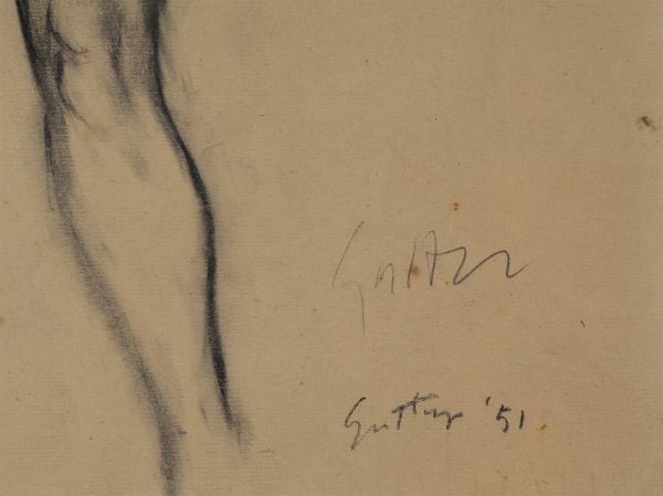 GUTTUSO RENATO : Senza titolo, 1951  - Asta Arte Moderna e Contemporanea | Prima Parte - Associazione Nazionale - Case d'Asta italiane
