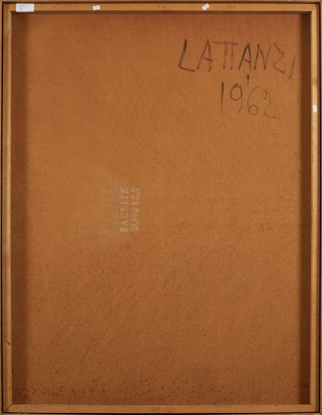 Lattanzi Luciano : Senza titolo, 1962  - Asta Arte Moderna e Contemporanea | Prima Parte - Associazione Nazionale - Case d'Asta italiane