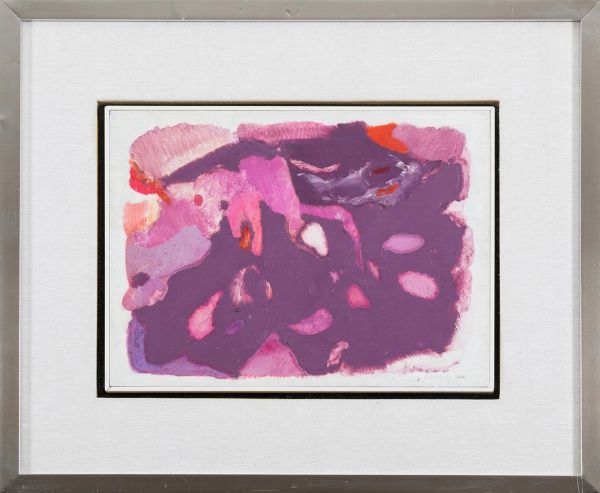 Morandis Gino : Immagine in rosa, 1960  - Asta Arte Moderna e Contemporanea | Prima Parte - Associazione Nazionale - Case d'Asta italiane