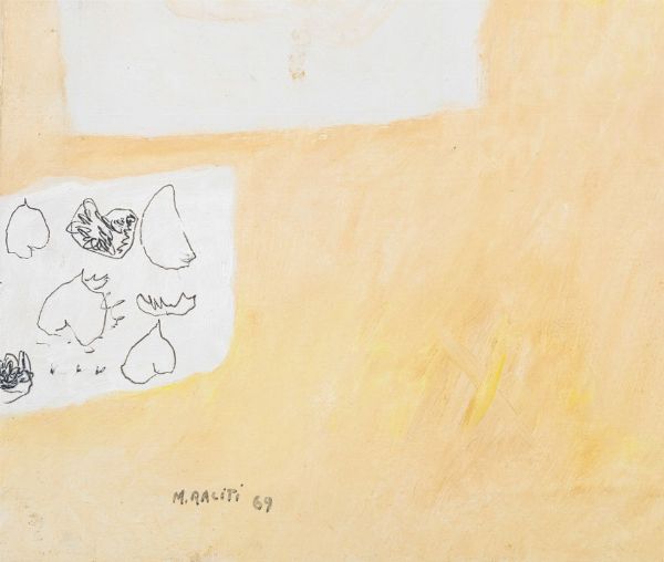 Raciti Mario : Presenze diverse, 1969  - Asta Arte Moderna e Contemporanea | Prima Parte - Associazione Nazionale - Case d'Asta italiane
