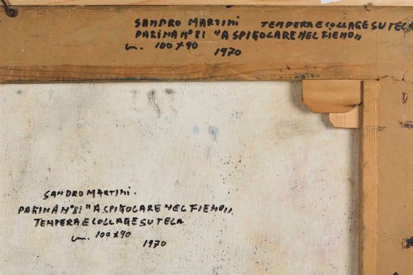 Martini Sandro : Pagina n. 81 - A spigolare nel fieno, 1970  - Asta Arte Moderna e Contemporanea | Prima Parte - Associazione Nazionale - Case d'Asta italiane