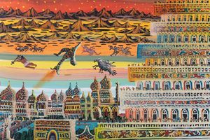 Cohen Gabriel : The tower of Babel, 1988  - Asta Arte Moderna e Contemporanea | Prima Parte - Associazione Nazionale - Case d'Asta italiane
