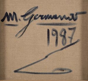German Mimmo : Senza titolo, 1987  - Asta Arte Moderna e Contemporanea | Prima Parte - Associazione Nazionale - Case d'Asta italiane