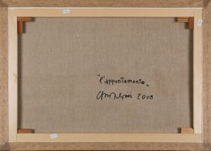 Bartolini Ubaldo : Lappuntamento, 2003  - Asta Arte Moderna e Contemporanea | Prima Parte - Associazione Nazionale - Case d'Asta italiane