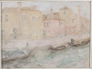 SEMEGHINI PIO : Canale di Burano, 1951  - Asta Arte Moderna e Contemporanea | Prima Parte - Associazione Nazionale - Case d'Asta italiane