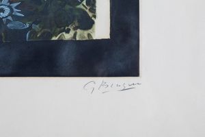 BRAQUE GEORGES : Le nid vert, 1950 ca (Maeght 1028)  - Asta Arte Moderna e Contemporanea | Prima Parte - Associazione Nazionale - Case d'Asta italiane