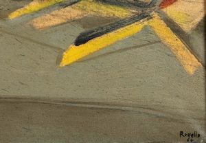 Rossello Mario : Episodio della grande mutazione, 1964  - Asta Arte Moderna e Contemporanea | Prima Parte - Associazione Nazionale - Case d'Asta italiane