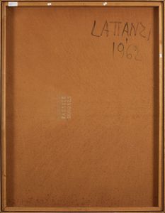 Lattanzi Luciano : Senza titolo, 1962  - Asta Arte Moderna e Contemporanea | Prima Parte - Associazione Nazionale - Case d'Asta italiane