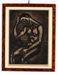 Rouault Georges : Loin du sourire de Reims, 1922  - Asta Arte Moderna e Contemporanea | Prima Parte - Associazione Nazionale - Case d'Asta italiane
