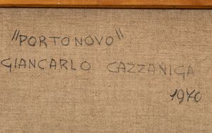 Cazzaniga Giancarlo : Portonovo, 1970  - Asta Arte Moderna e Contemporanea | Prima Parte - Associazione Nazionale - Case d'Asta italiane