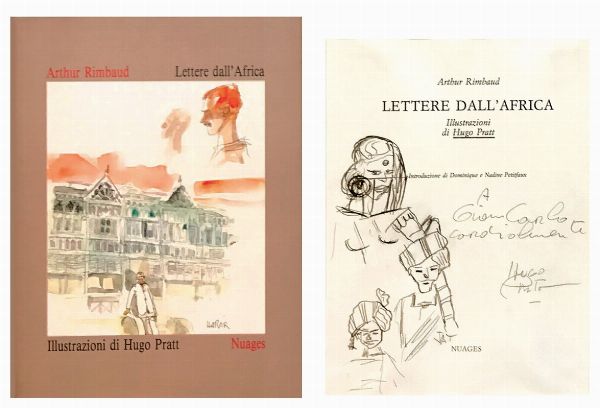 Pratt Hugo : Lettere dallAfrica di Arthur Rimbaud  - Asta I Maestri del Fumetto e dell'Illustrazione - Associazione Nazionale - Case d'Asta italiane