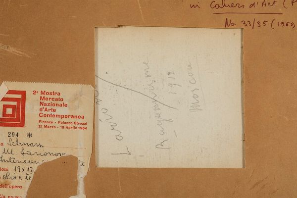 Larionov Mikhail : Composizione raggista (interno), 1912  - Asta Arte Moderna e Contemporanea | Seconda Parte - Associazione Nazionale - Case d'Asta italiane