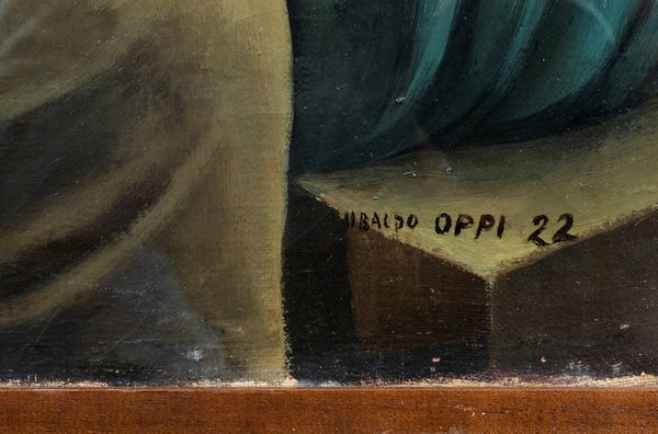 Oppi Ubaldo : Il cieco e altre figure, 1922  - Asta Arte Moderna e Contemporanea | Seconda Parte - Associazione Nazionale - Case d'Asta italiane
