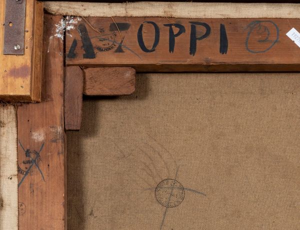 Oppi Ubaldo : Il cieco e altre figure, 1922  - Asta Arte Moderna e Contemporanea | Seconda Parte - Associazione Nazionale - Case d'Asta italiane