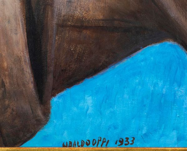 Oppi Ubaldo : Alba sulla Verna (S.Francesco dopo le stimmate), 1933  - Asta Arte Moderna e Contemporanea | Seconda Parte - Associazione Nazionale - Case d'Asta italiane