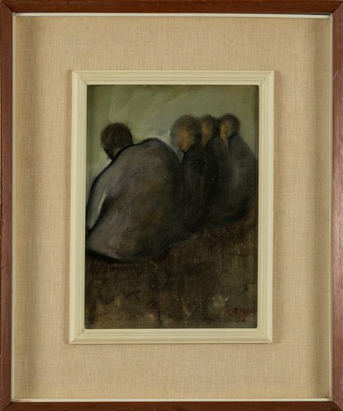 ROSAI OTTONE : Quattro figure sedute, 1938  - Asta Arte Moderna e Contemporanea | Seconda Parte - Associazione Nazionale - Case d'Asta italiane