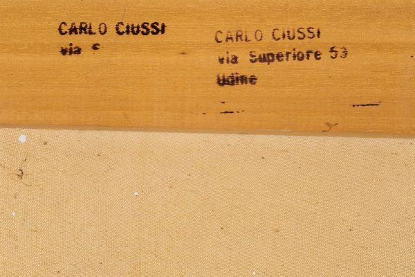 Ciussi Carlo : Paese perduto, 1963  - Asta Arte Moderna e Contemporanea | Seconda Parte - Associazione Nazionale - Case d'Asta italiane
