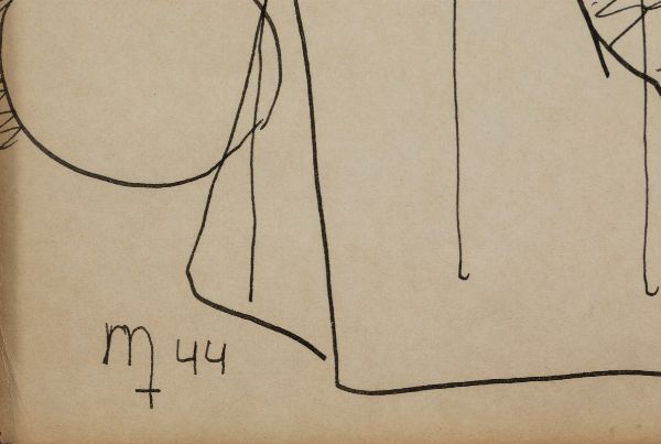 Ray Man : Figure, 1944  - Asta Arte Moderna e Contemporanea | Seconda Parte - Associazione Nazionale - Case d'Asta italiane