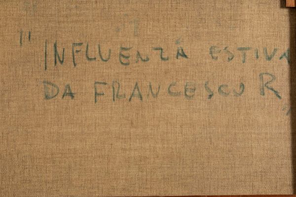 SCHIFANO MARIO : Influenza estiva di Francesco R., 1970  - Asta Arte Moderna e Contemporanea | Seconda Parte - Associazione Nazionale - Case d'Asta italiane