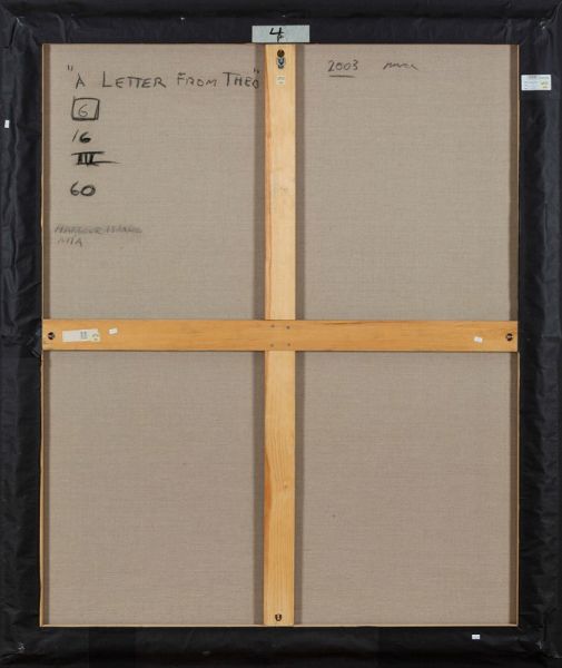 Larraz Julio : A letter from Theo, 2003  - Asta Arte Moderna e Contemporanea | Seconda Parte - Associazione Nazionale - Case d'Asta italiane