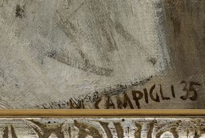 Campigli Massimo : Ragazza, 1935  - Asta Arte Moderna e Contemporanea | Seconda Parte - Associazione Nazionale - Case d'Asta italiane