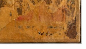 Rotella Mimmo : Senza titolo, 1955 ca  - Asta Arte Moderna e Contemporanea | Seconda Parte - Associazione Nazionale - Case d'Asta italiane