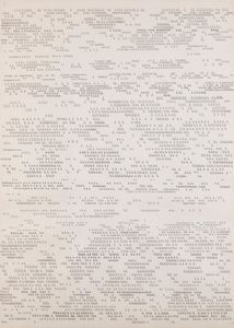 DADAMAINO : Alfabeto della Mente Lettera 15, 1980  - Asta Arte Moderna e Contemporanea | Seconda Parte - Associazione Nazionale - Case d'Asta italiane
