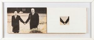 Battaglia Xante : Mitterrand-Kohl, 1991  - Asta Arte Moderna e Contemporanea | Seconda Parte - Associazione Nazionale - Case d'Asta italiane