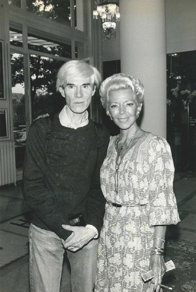 Ledru Philippe : Lana Turner and Andy Warhol  - Asta Fotografia - Associazione Nazionale - Case d'Asta italiane