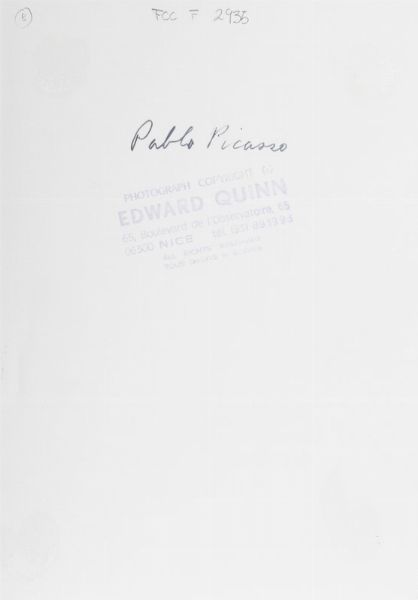 Quinn Edward : Pablo Picasso  - Asta Fotografia - Associazione Nazionale - Case d'Asta italiane