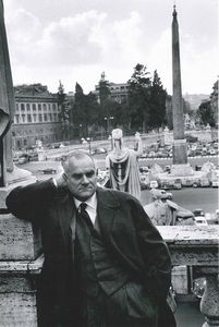 Glinn Burt - Alberto Moravia, Roma, 1959