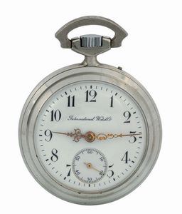 IWC - IWC. Piccolo orologio da tasca, in acciaio. Realizzato nel 1900 circa