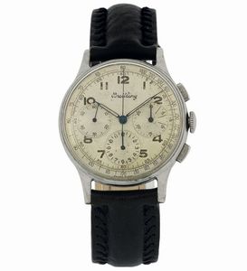 Breitling - Breitling, Ref. 734, Pre-Premier. Raro, orologio da polso, cronografo in acciaio. Realizzato nel 1940 circa