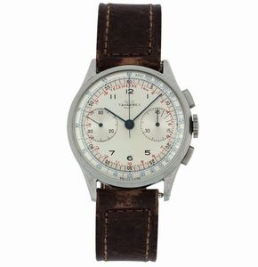TAVANNES - Tavannes, cassa no. 451892. Orologio da polso, in acciaio, cronografo. Realizzato nel 1960 circa