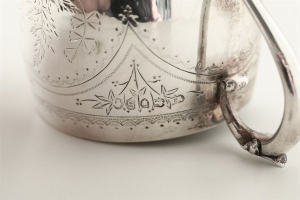 Boccale in argento fuso, sbalzato e cesellato Londra 1873  - Asta Argenti da Collezione - Associazione Nazionale - Case d'Asta italiane