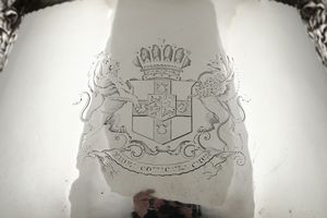 Samovar in argento fuso, sbalzato e cesellato Londra 1808, bollo dell'argentiere P.S. Paul Storr  - Asta Argenti da Collezione - Associazione Nazionale - Case d'Asta italiane