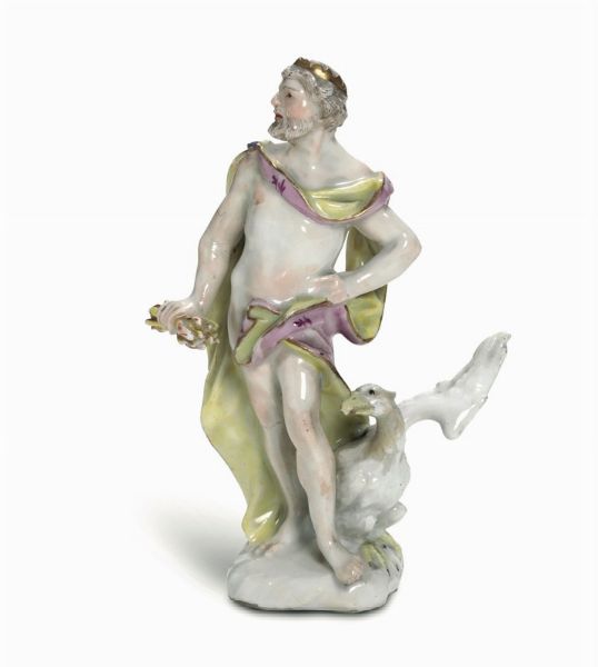 Figurina Meissen, 1750 circa Probabile modello di Friedrich Elias Meyer  - Asta Maioliche e Porcellane - Associazione Nazionale - Case d'Asta italiane