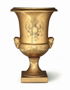 Grande vaso Russia, probabilmente San Pietroburgo, XIX secolo  - Asta Maioliche e Porcellane - Associazione Nazionale - Case d'Asta italiane